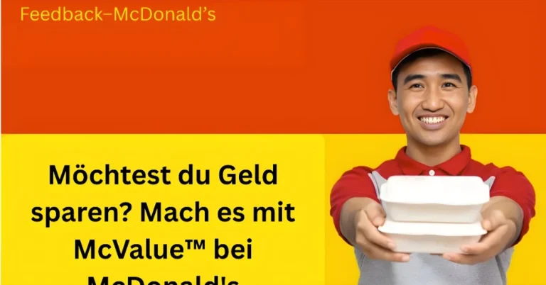 Möchtest du Geld sparen? Mach es mit McValue™ bei McDonald's