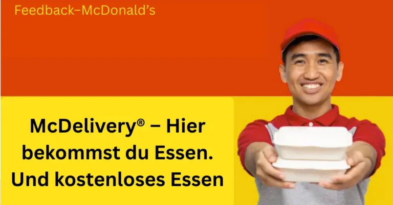 McDelivery® – Hier bekommst du Essen. Und kostenloses Essen!
