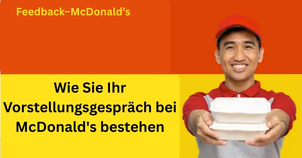 Vorstellungsgespräch bei McDonald's