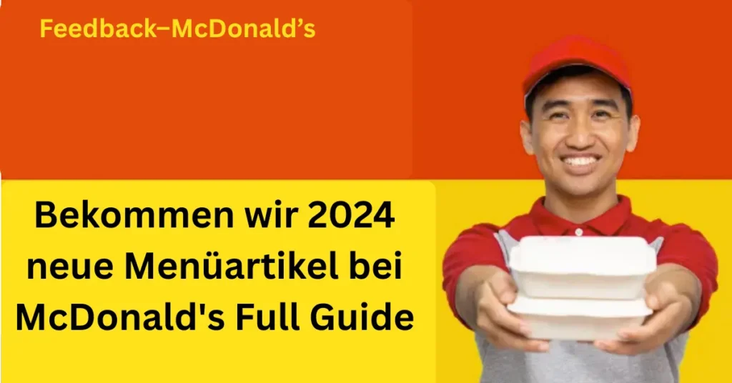 Menüartikel bei McDonald's