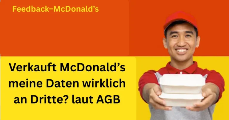 Verkauft McDonald’s meine Daten
