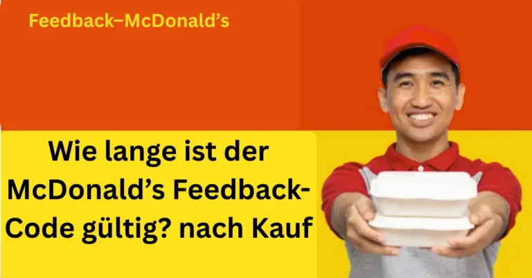 McDonald’s Feedback-Code